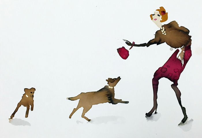 Dogs Having Fun
