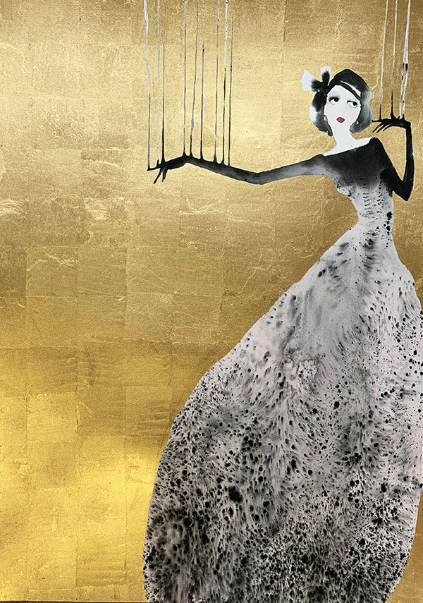 Highly Strung in Gold