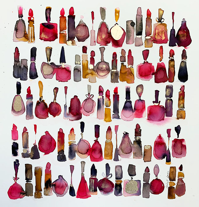 Lots of Pink Lipsticks and Nail Polishes