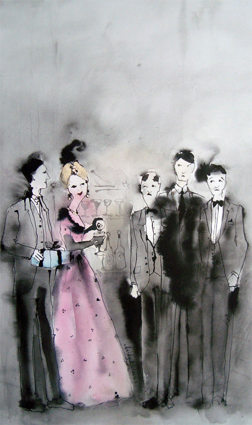 She liked her Champagne and her men! Please contact me for details