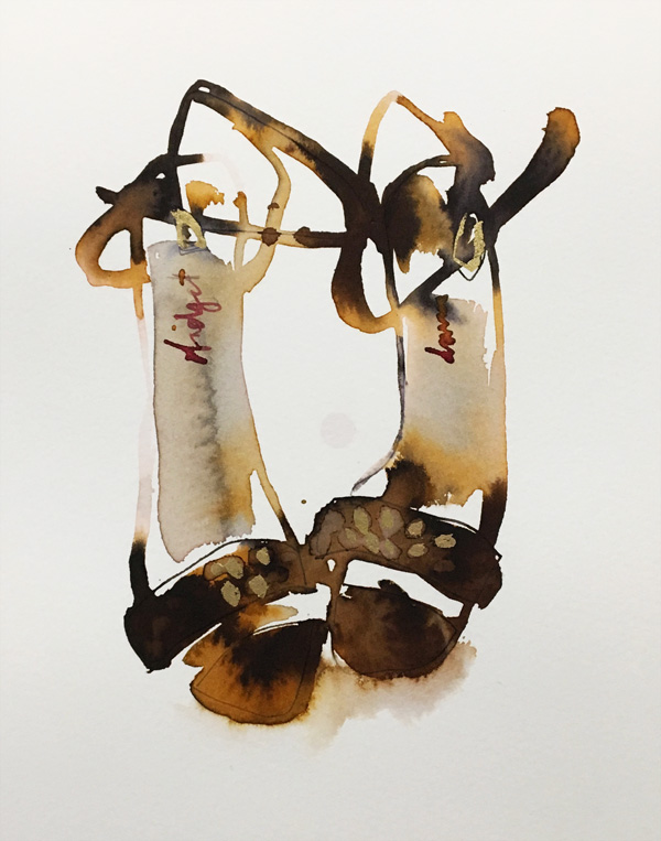 Chocolate Strappy Sandals