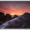 Frost, Rocks and the light of dawn