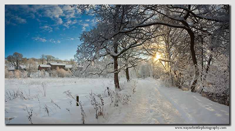 Holmhead Snow - Panorama
