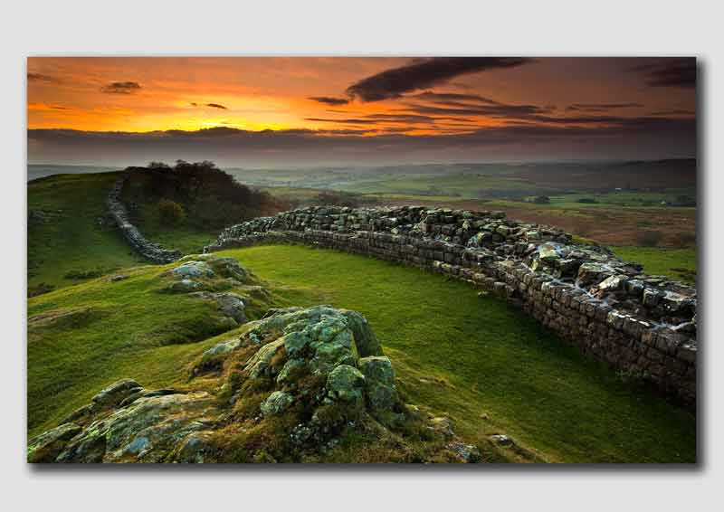 Last Light near Hadrians Wall - NS3190