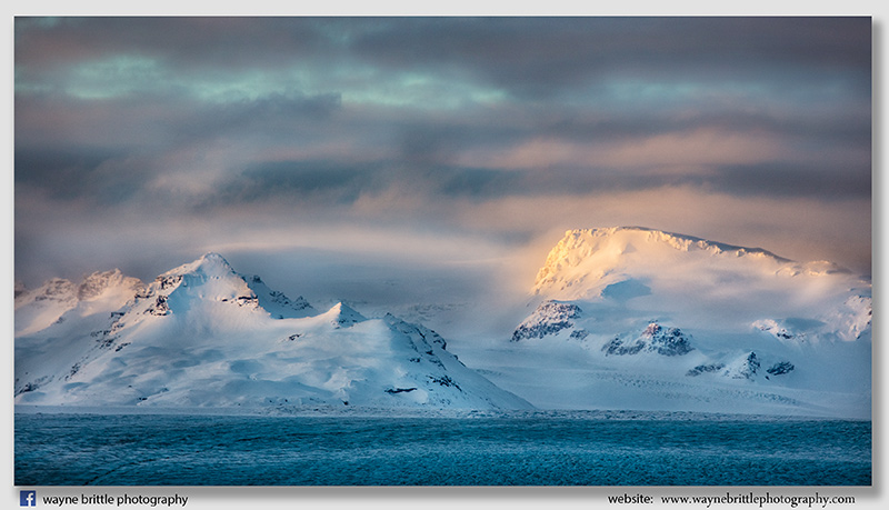 Mountains across the Icelandic Glacier 2