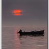Robin Hoods Bay Boat at Dawn - YS0020