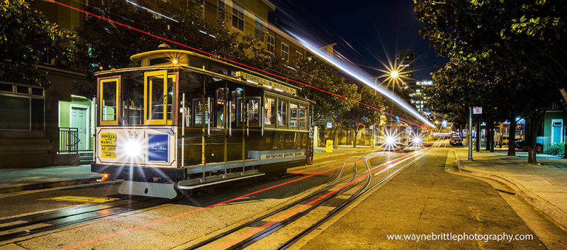 San Francisco Cable Cars & City Lights - W5D36492