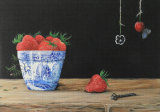 Blue & White, Strawberries