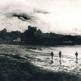 EVENING ON PEEL CASTLE