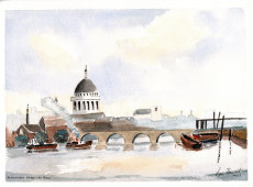 Blackfriers Bridge and St Pauls