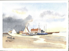 Norfolk Fishing Village 1