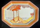 Coral Firs octagonal sandwich plate (Sale - £250)