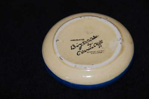 Clarice Cliff Pin tray - Abstract (reverse)