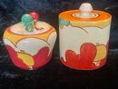 Clarice Cliff Cylindrical reserve in Autumn (NEWLY LISTED)