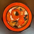 Orange Chintz Octagonal Plate (SOLD)