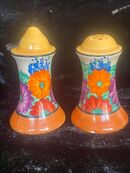 Pair of Salt & Pepper pots in Gayday (NEWLY LISTED)