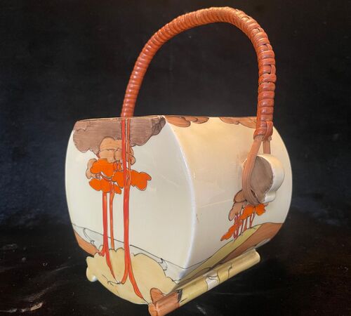 Coral Firs Biscuit Barrel (see EBay)