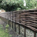 Burnham Willow woven Willow Fencing.