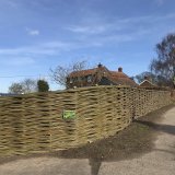 Burnham Willow Handmade Woven Willow Fencing