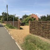 Burnham Willow Natural Woven Fencing