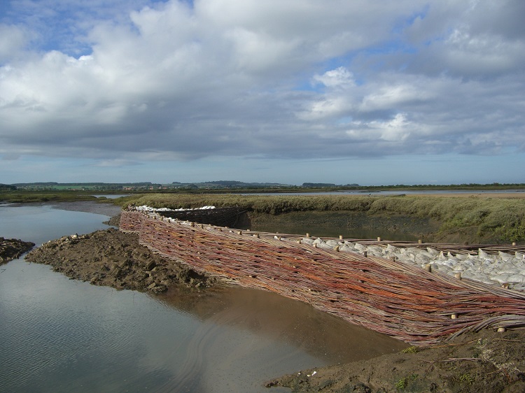 Erosion Control Structure by Burnham Willow at Burnham Overy Staithe