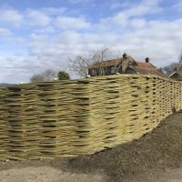 Burnham Willow Natural Woven Fencing