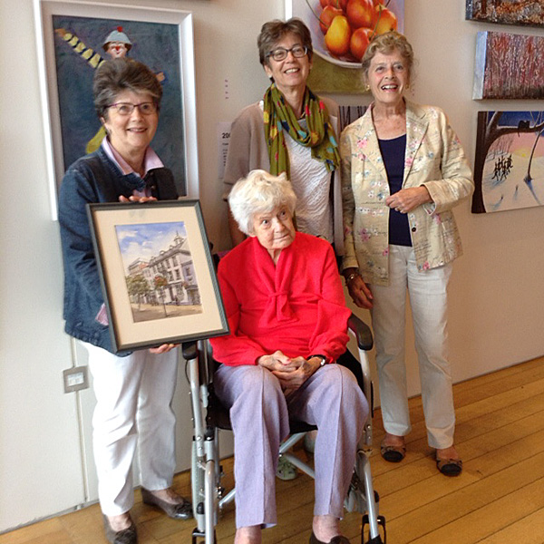 Audrey Blake with three of our past Chair people.