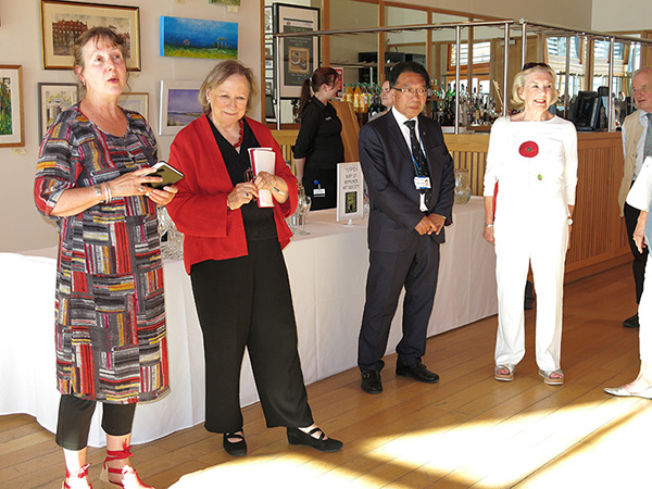 Opening exhibition, Rosie Copland and Lady Carla Carlisle