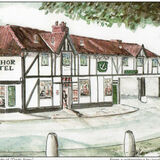 Scene of the first episode of 'Dad's Army' - Anchor Hotel Thetford Norfolk