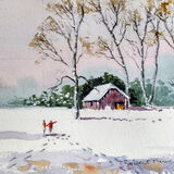 Winter Dawn, Bavaria