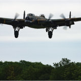 Lancaster over the trees