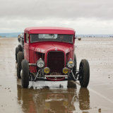 Red Reflections on wet sand