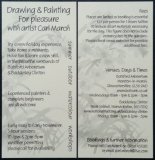 Flyers for summer outdoor watercolour painting workshops.
