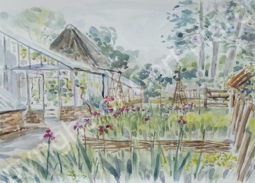 'Kitchen garden at Baddesley Clinton'