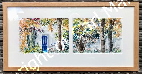'The blue door'