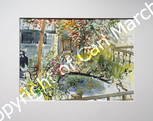'Summer garden with Fletcher'