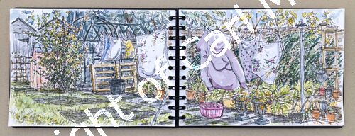 'The pink laundry basket'
