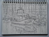 'Lifeboat at Milford Haven'