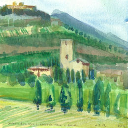 Church and Castelo S Angelo from Banfi