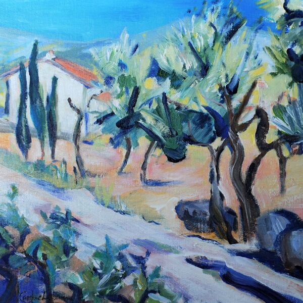 Olive Grove, Algarve 40x40