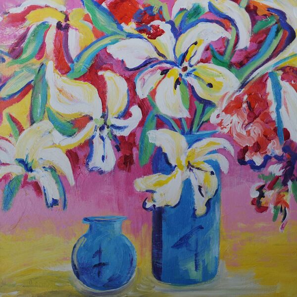 Jazzy Lilies 46x46
