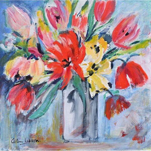 Burst of Summer 40x40 £300