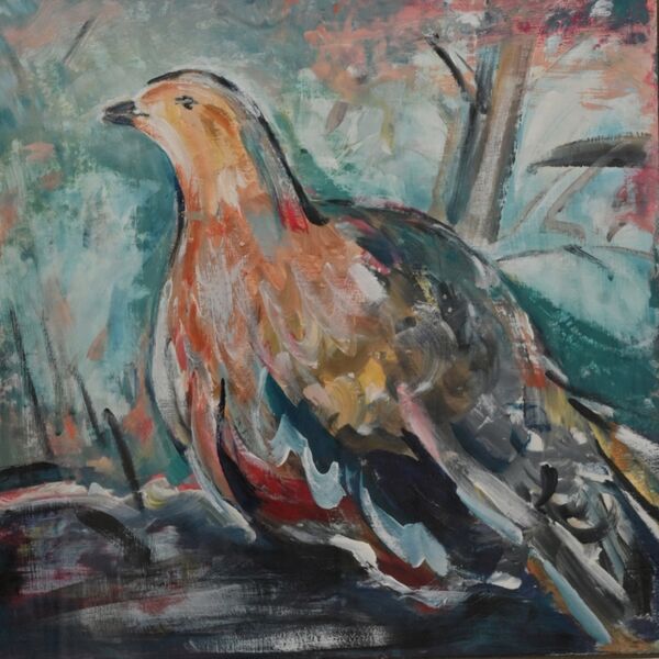 Grey Hen 40 x 40 £300