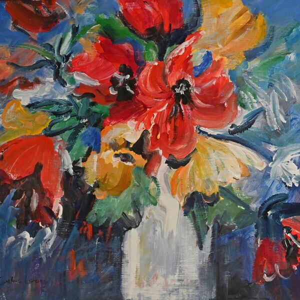 Still Life with Poppies 40 x 50 £350