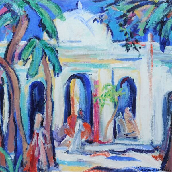 Temple in the Light 40 x 40 £300