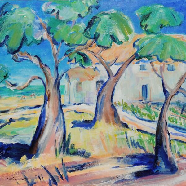 les trois arbres 50 x 50 £400