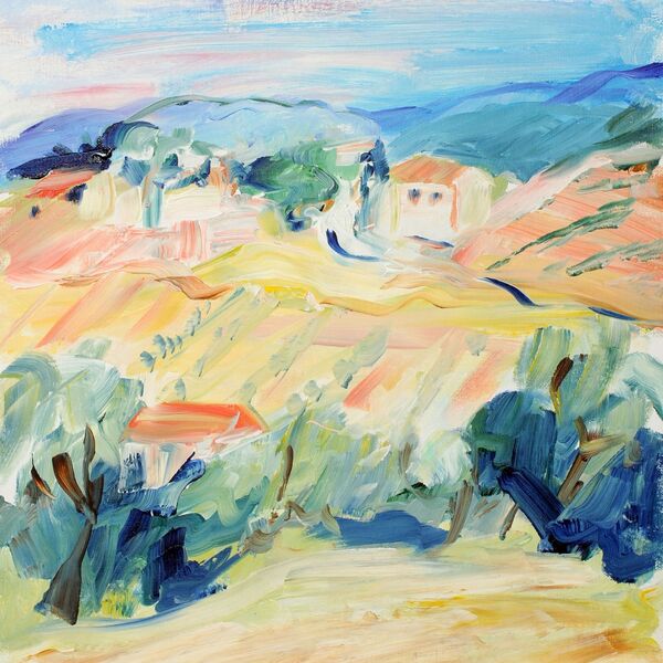 September in Tuscany 30x30