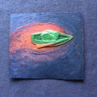 and I in my little green boat shall float across a sea of flames small (nfs)