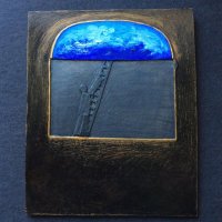 Above us the sky (with ladder)