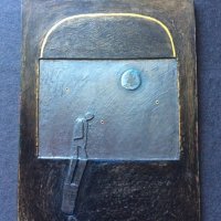 Above us the sky (moon shadow)